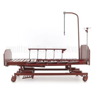 Кровать медицинская функциональная Med-Mos механическая Е-31 спинки ЛДСП, без матраса