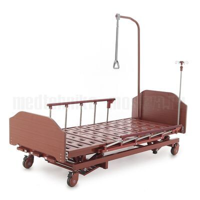 Кровать медицинская функциональная Med-Mos механическая Е-31 спинки ЛДСП в низком положении