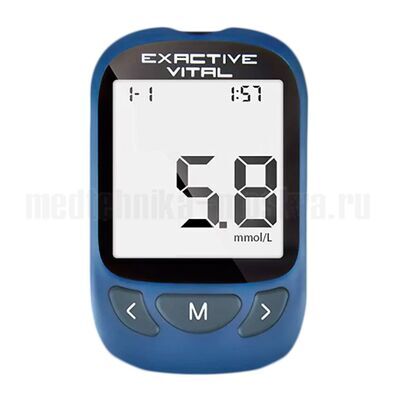 Глюкометр Exactive Vital с ланцетами и прокалывателем