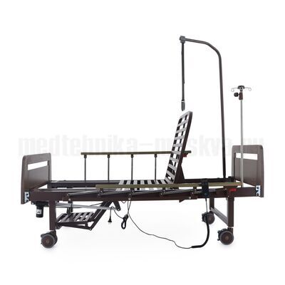 Кровать медицинская функциональная Med-Mos электрическая YG-2 спинки ЛДСП с функцией «кардиокресло», без туалетного устройства