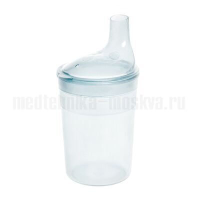 Поильник BESIDE с крышкой-носиком 200 мл, прозрачный