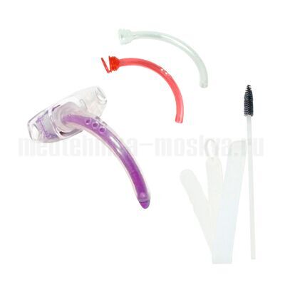 Фенестрированная трахеостомическая трубка Portex Blue Line Ultra 9 мм, без манжеты (комплект)