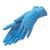 Смотровые нитриловые перчатки Benovy Multicolor, голубые (100 пар)